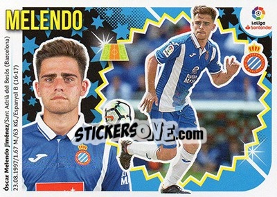 Sticker Melendo (12B) - Liga Spagnola 2018-2019 n. 264 - Colecciones ESTE