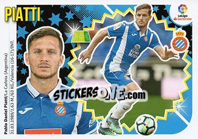 Sticker Piatti (14) - Liga Spagnola 2018-2019 - Colecciones ESTE