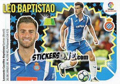 Figurina Leo Baptistao (15) - Liga Spagnola 2018-2019 - Colecciones ESTE