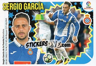 Sticker Sergio García (16) - Liga Spagnola 2018-2019 n. 268 - Colecciones ESTE