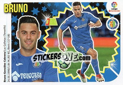 Sticker Bruno (4) - Liga Spagnola 2018-2019 n. 284 - Colecciones ESTE
