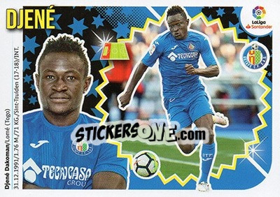 Sticker Djené (5) - Liga Spagnola 2018-2019 n. 285 - Colecciones ESTE