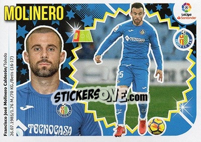 Sticker Molinero (7B) - Liga Spagnola 2018-2019 n. 288 - Colecciones ESTE