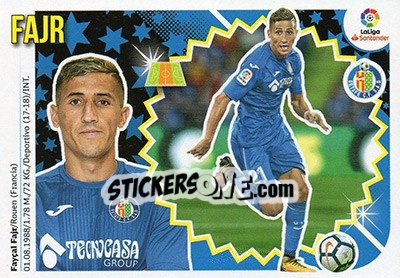 Sticker Fajr (10) - Liga Spagnola 2018-2019 n. 291 - Colecciones ESTE
