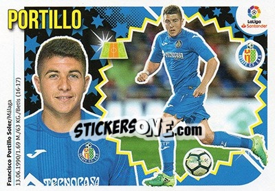 Sticker Portillo (11A) - Liga Spagnola 2018-2019 n. 292 - Colecciones ESTE