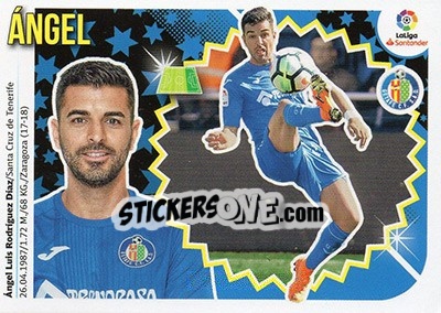 Sticker Ángel (14) - Liga Spagnola 2018-2019 n. 296 - Colecciones ESTE