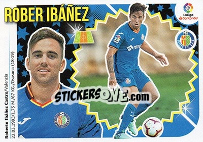 Sticker Rober Ibáñez (9BIS) - Liga Spagnola 2018-2019 n. 300 - Colecciones ESTE