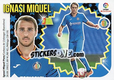 Sticker Ignasi Miquel (4BIS) - Liga Spagnola 2018-2019 n. 301 - Colecciones ESTE