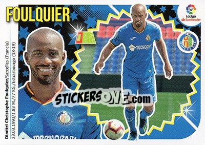 Sticker Foulquier (6BIS) - Liga Spagnola 2018-2019 n. 302 - Colecciones ESTE