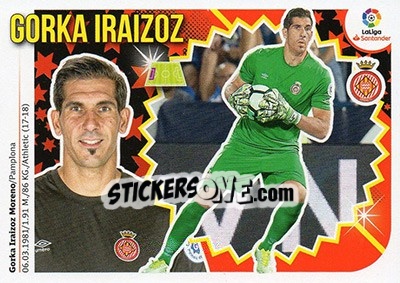 Sticker Gorka Iraizoz (2) - Liga Spagnola 2018-2019 - Colecciones ESTE