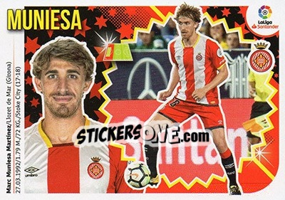 Figurina Muniesa (4B) - Liga Spagnola 2018-2019 - Colecciones ESTE