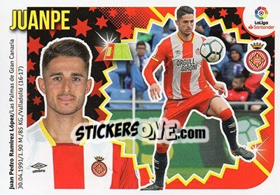 Sticker Juanpe (5) - Liga Spagnola 2018-2019 n. 316 - Colecciones ESTE