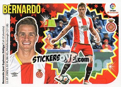 Sticker Bernardo (6) - Liga Spagnola 2018-2019 - Colecciones ESTE