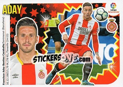 Sticker Aday (8A) - Liga Spagnola 2018-2019 - Colecciones ESTE