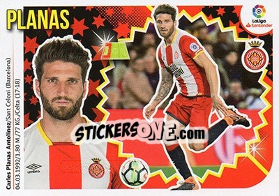 Sticker Planas (8B) - Liga Spagnola 2018-2019 - Colecciones ESTE