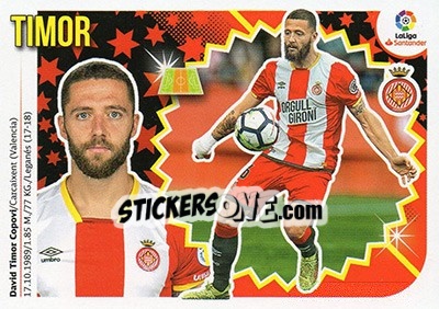 Sticker Timor (10A) - Liga Spagnola 2018-2019 n. 322 - Colecciones ESTE