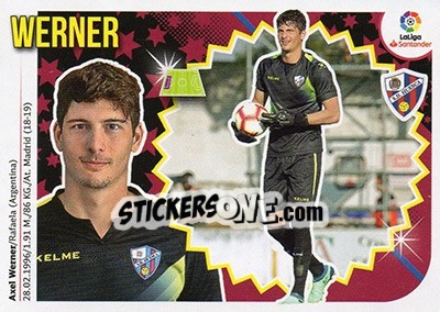 Sticker Werner (1) - Liga Spagnola 2018-2019 n. 341 - Colecciones ESTE