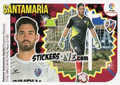 Sticker Santamaría (2) - Liga Spagnola 2018-2019 - Colecciones ESTE