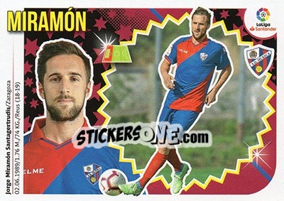 Sticker Miramón (3) - Liga Spagnola 2018-2019 - Colecciones ESTE