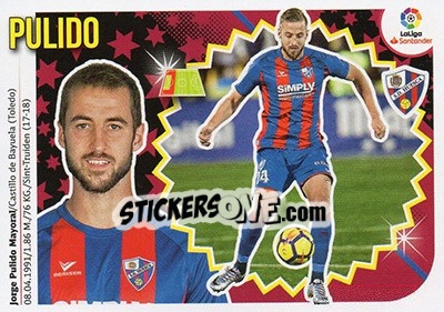 Sticker Pulido (6) - Liga Spagnola 2018-2019 n. 346 - Colecciones ESTE