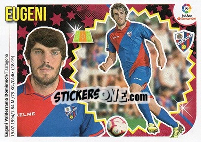 Sticker Eugeni (7B) - Liga Spagnola 2018-2019 n. 348 - Colecciones ESTE