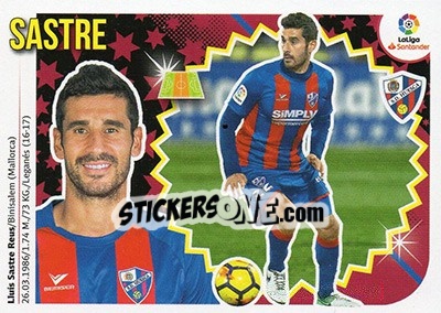 Sticker Sastre (8A) - Liga Spagnola 2018-2019 n. 349 - Colecciones ESTE