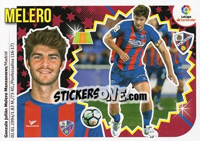 Sticker Melero (10) - Liga Spagnola 2018-2019 n. 352 - Colecciones ESTE