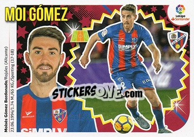 Sticker Moi Gómez (11) - Liga Spagnola 2018-2019 n. 353 - Colecciones ESTE