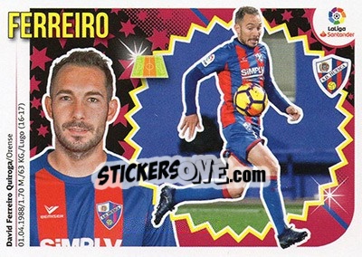 Sticker Ferreiro (12) - Liga Spagnola 2018-2019 n. 354 - Colecciones ESTE