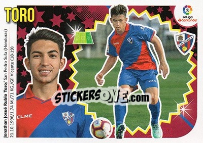 Sticker Toro (14) - Liga Spagnola 2018-2019 n. 356 - Colecciones ESTE