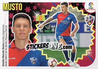 Sticker Musto (9BIS) - Liga Spagnola 2018-2019 n. 360 - Colecciones ESTE