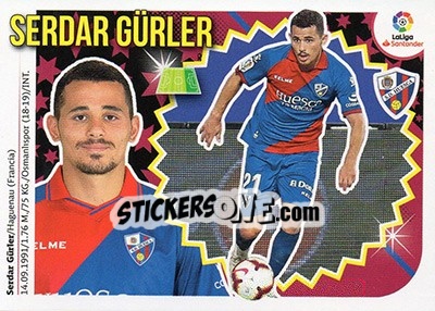Sticker Serdar Gürler (14BIS) - Liga Spagnola 2018-2019 - Colecciones ESTE