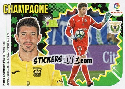 Sticker Champagne (2) - Liga Spagnola 2018-2019 n. 372 - Colecciones ESTE