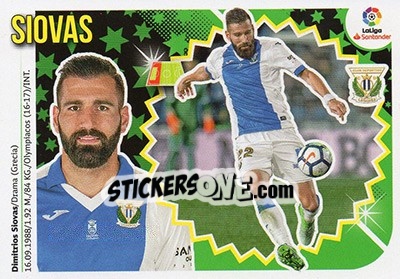 Sticker Siovas (4) - Liga Spagnola 2018-2019 n. 374 - Colecciones ESTE
