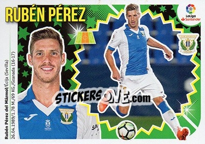 Cromo Rubén Pérez (8) - Liga Spagnola 2018-2019 n. 379 - Colecciones ESTE