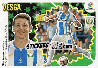 Sticker Vesga (12) - Liga Spagnola 2018-2019 - Colecciones ESTE