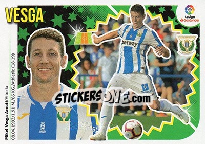 Sticker Vesga (12) - Liga Spagnola 2018-2019 n. 384 - Colecciones ESTE
