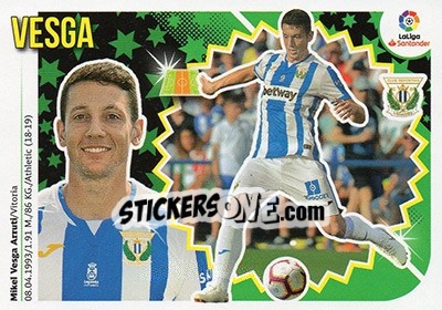 Figurina Vesga (12) - Liga Spagnola 2018-2019 - Colecciones ESTE