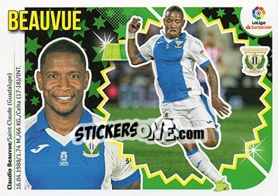 Cromo Beauvue (16B) - Liga Spagnola 2018-2019 n. 389 - Colecciones ESTE
