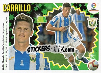 Cromo Carrillo (15BIS) - Liga Spagnola 2018-2019 n. 392 - Colecciones ESTE