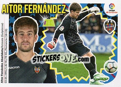 Sticker Aitor Fernández (2) - Liga Spagnola 2018-2019 n. 402 - Colecciones ESTE