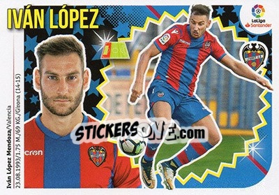 Sticker Iván López (8B) - Liga Spagnola 2018-2019 - Colecciones ESTE