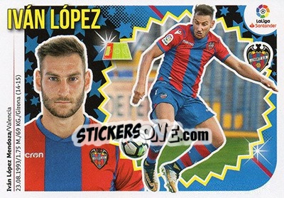 Sticker Iván López (8B) - Liga Spagnola 2018-2019 n. 411 - Colecciones ESTE