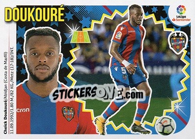 Sticker Doukouré (12B) - Liga Spagnola 2018-2019 n. 416 - Colecciones ESTE