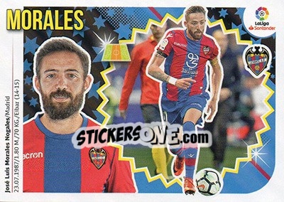 Sticker Morales (13) - Liga Spagnola 2018-2019 - Colecciones ESTE