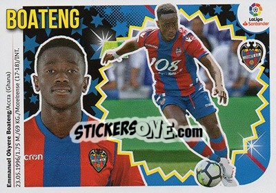 Sticker Boateng (15) - Liga Spagnola 2018-2019 n. 419 - Colecciones ESTE