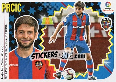 Sticker Prcic (9BIS) - Liga Spagnola 2018-2019 n. 422 - Colecciones ESTE