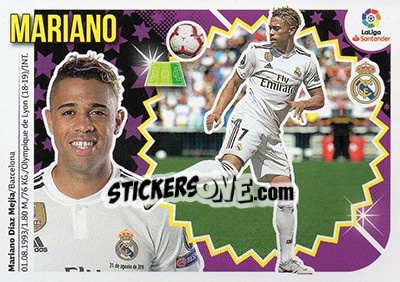 Figurina Mariano (15BIS) - Liga Spagnola 2018-2019 n. 452 - Colecciones ESTE