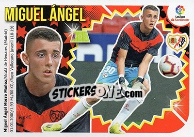 Sticker Miguel Ángel (2) - Liga Spagnola 2018-2019 n. 462 - Colecciones ESTE