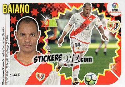 Sticker Baiano (3) - Liga Spagnola 2018-2019 n. 463 - Colecciones ESTE